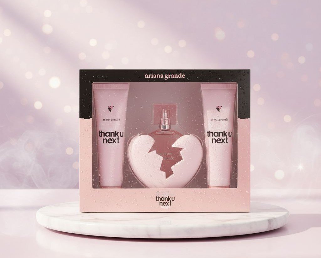 ARIANA GRANDE THANK U NEXT (W) SET EDP 100ML + BC 100ML + SG 100ML